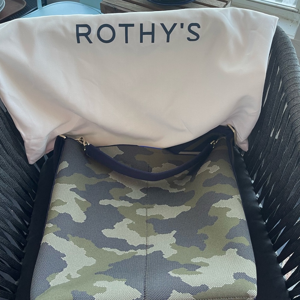 Rothy’s Camo bucket bag
